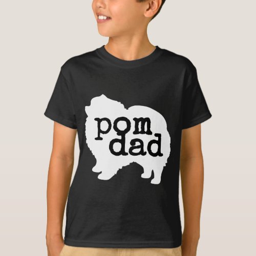 Mens Pomeranian Dog Lover Pom Dad T_Shirt