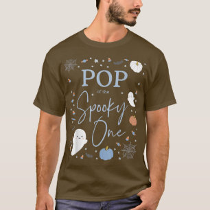 Mens Pop of the Spooky One First Birthday Blue Boy T-Shirt