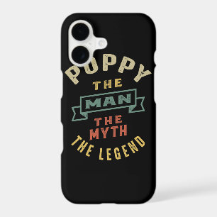 Mens Poppy The Man Myth Legend Father Gift iPhone 17 Case
