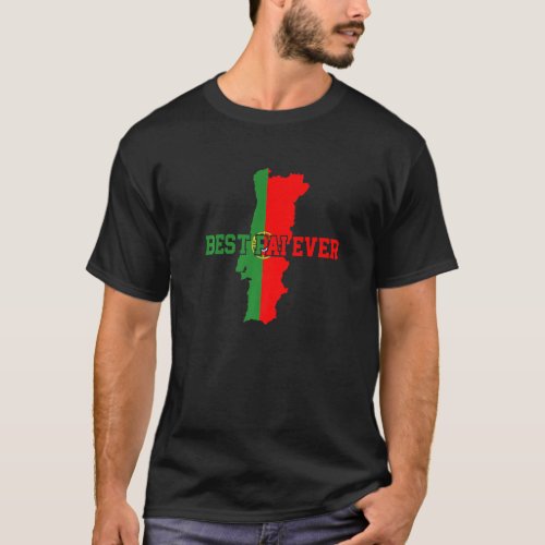 Mens Portugal  Portuguese Best Pai Ever T_Shirt