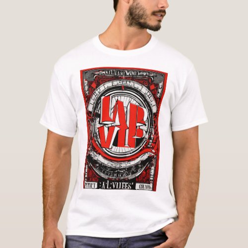 Mens Poster Basic T_Shirt