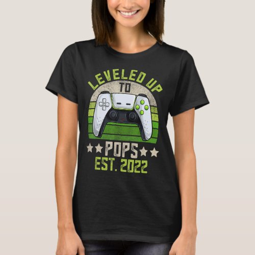 Mens Pregnancy Announcement Grandpa Gaming Shirt  T_Shirt
