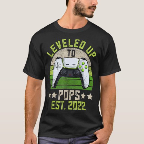 Mens Pregnancy Announcement Grandpa Gaming Shirt  T_Shirt