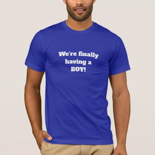 Mens Pregnancy T_Shirt Congrats on your new son