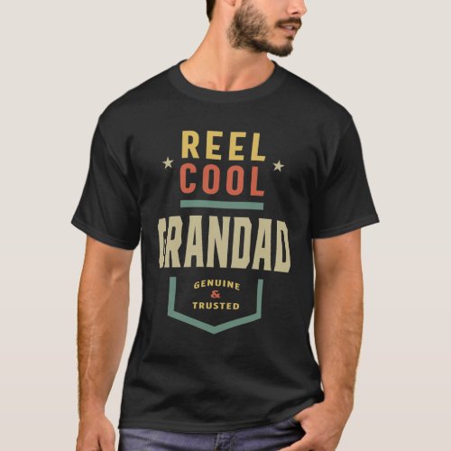 Mens Product Reel Cool Grandad Fishing Gift T_Shirt