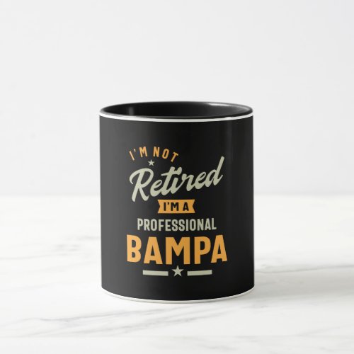 Mens Professional Bampa Retired Gift Mug