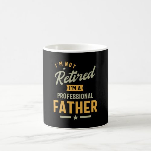 Mens Professional Father Retired Coffee Mug