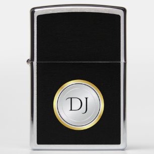 Men's Professional Look with Custom Monogram Zippo Lighter