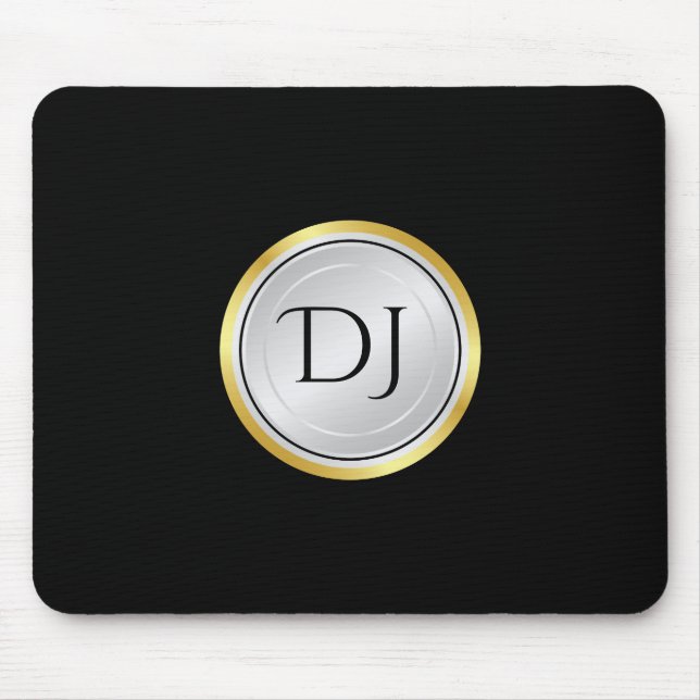 Men's Professional Look with Monogram Mouse Pad (Front)