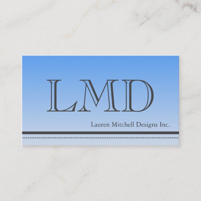 Mens Professional Modern Design Business Card (Front)