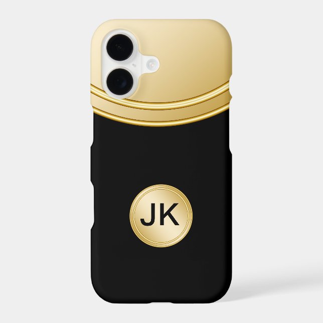 Mens Professional Monogram Iphone Case (Back)