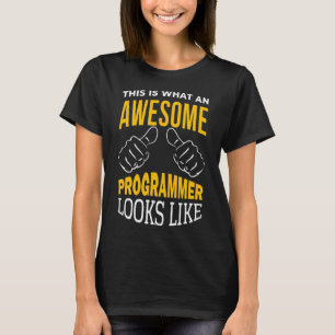 Mens Programmer Software Developer Computer Engine T-Shirt