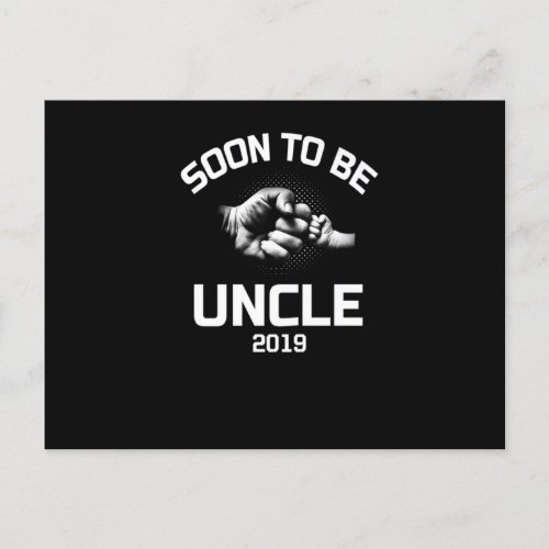 Mens Promoted New Uncle Soon To Be 2021 Shirt Fath Announcement Postcard