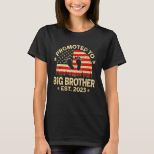 Mens Promoted To Big Brother 2023 First Time Fathe T-Shirt