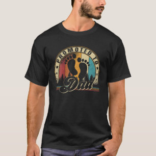 Mens Promoted To Dad Est 2023 Vintage First Time D T-Shirt