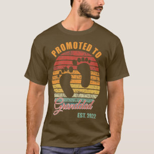 Mens Promoted To Granddad Est T-Shirt