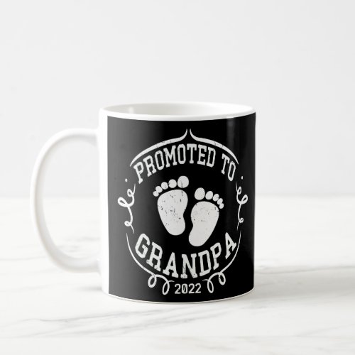Mens Promoted To Grandpa 2022 Fathers Day Gift Fo Coffee Mug