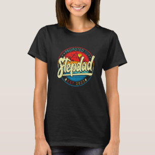 Mens Promoted To Stepdad 2023 First Time Father's T-Shirt