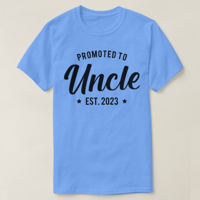 Mens Promoted to Uncle 2023  T-Shirt (Design Front)