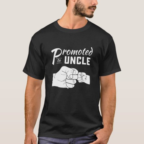 Mens Promoted To Uncle T Baby Announcement 2022 Fa T_Shirt
