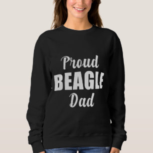 Mens Proud Beagle Dad Sweatshirt