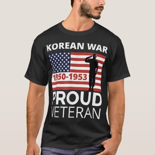 Mens Proud Korean War Veteran _ Gift for Military  T_Shirt