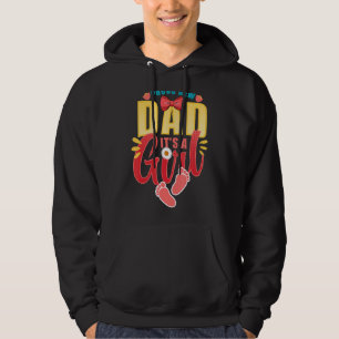 Mens Proud New Dad It's A Girl Gender Reveal Baby Hoodie