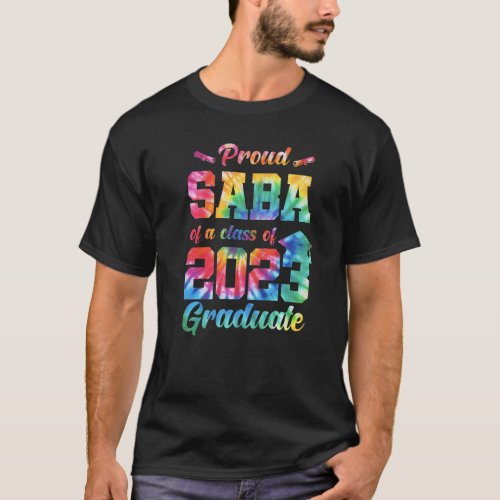 Mens Proud Saba Of A Class Of 2023 Graduate Cute S T_Shirt