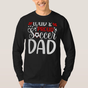 Mens Proud Soccer Dad Soccer Player Father's Day 3 T-Shirt