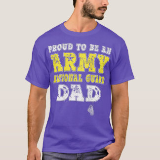 Mens Proud To Be An Army National Guard Dad - T-Shirt