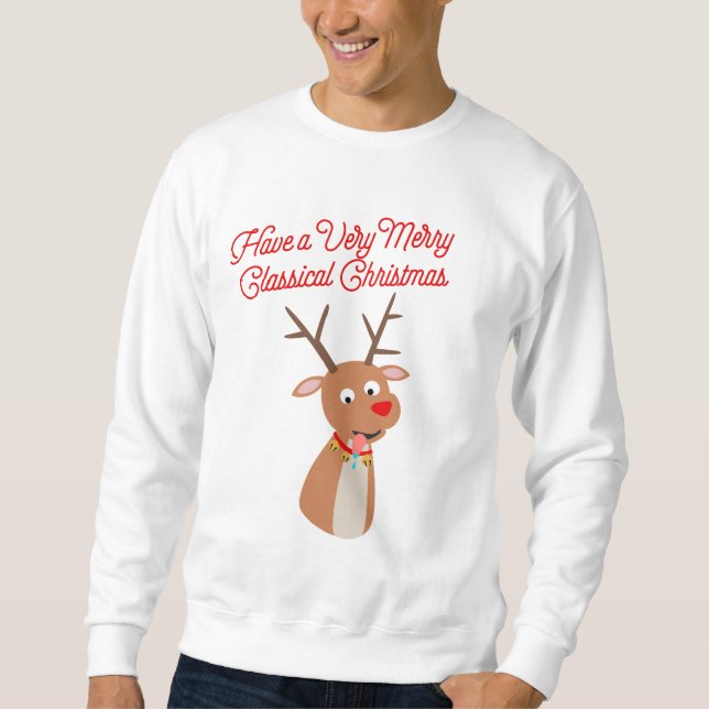 Men's Psychology Christmas Sweater (Front)