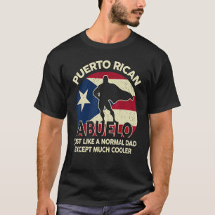 Mens Puerto Rican Abuelo Puerto Rico Grandpa Fath T-Shirt