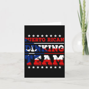 Mens Puerto Rican Dinking Team Dink Pickleball Card