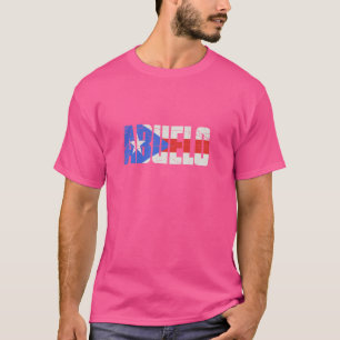 Mens Puerto Rico Grandpa Abuelo, Puerto Rican Flag T-Shirt