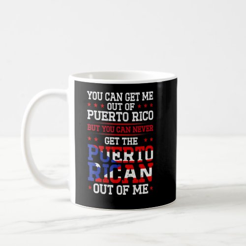 Mens Puerto Rico Island Proud American People Puer Coffee Mug