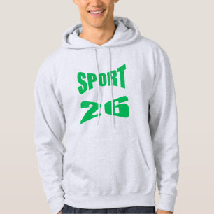 Men's Pullover Hoodie ash SPORT 26