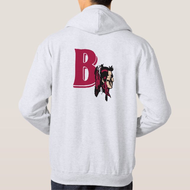 Men's Pullover Hoodie:  Braves (20202) (Back)