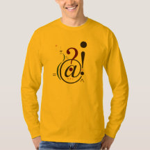 Men's Punctuation Long Sleeve Shirt