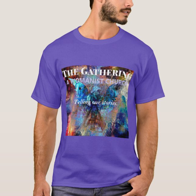 Men's Purple Telling Our Stories Shirt (Front)