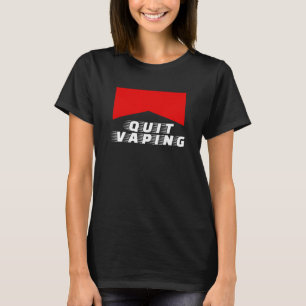 Mens Quit Vaping Be A Man T-Shirt