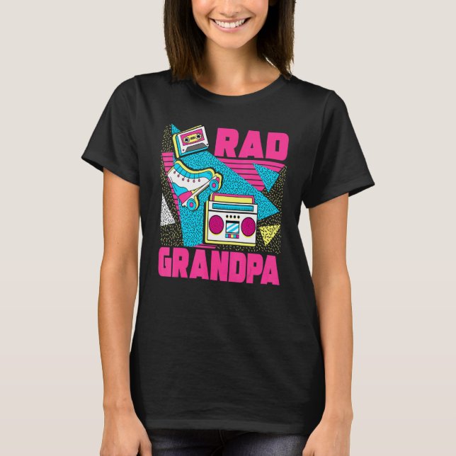 Mens Rad Grandpa 90s Aesthetic Nostalgia 1990's Re T-Shirt (Front)