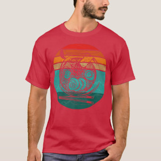 Mens Ramen Retro Style Vintage Anime Japanese Kawa T-Shirt