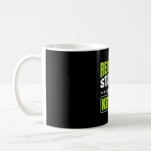 Mens Real Men Stay Out Of The Kitchen Pickleball Coffee Mug
