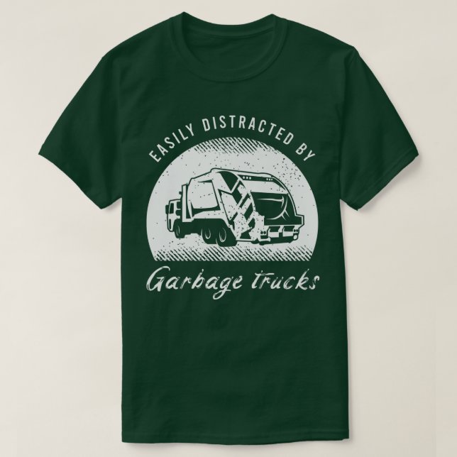 Mens Recycling Truck Driver Saying For A Driver Of T-Shirt (Design Front)