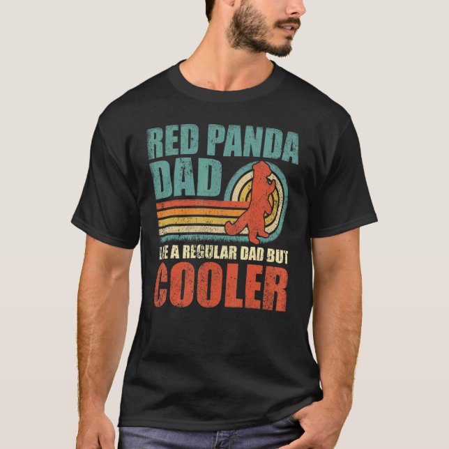 Mens Red Panda Dad Like A Regular Dad But Cooler F T-Shirt (Front)
