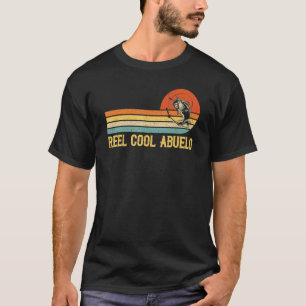Mens Reel Cool Abuelo Fishing  Fish Vintage T-Shirt