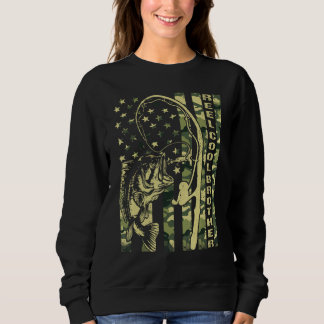 Mens Reel Cool Brother Camouflage American Flag Fa Sweatshirt