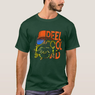 Mens Reel Cool Dad Fishing Sunglasses Funny Father T-Shirt