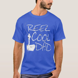 Mens Reel Cool DadFunny Fishing Dad817  T-Shirt