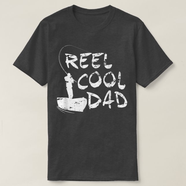 Mens Reel Cool DadFunny Fishing Dad 816  T-Shirt (Design Front)